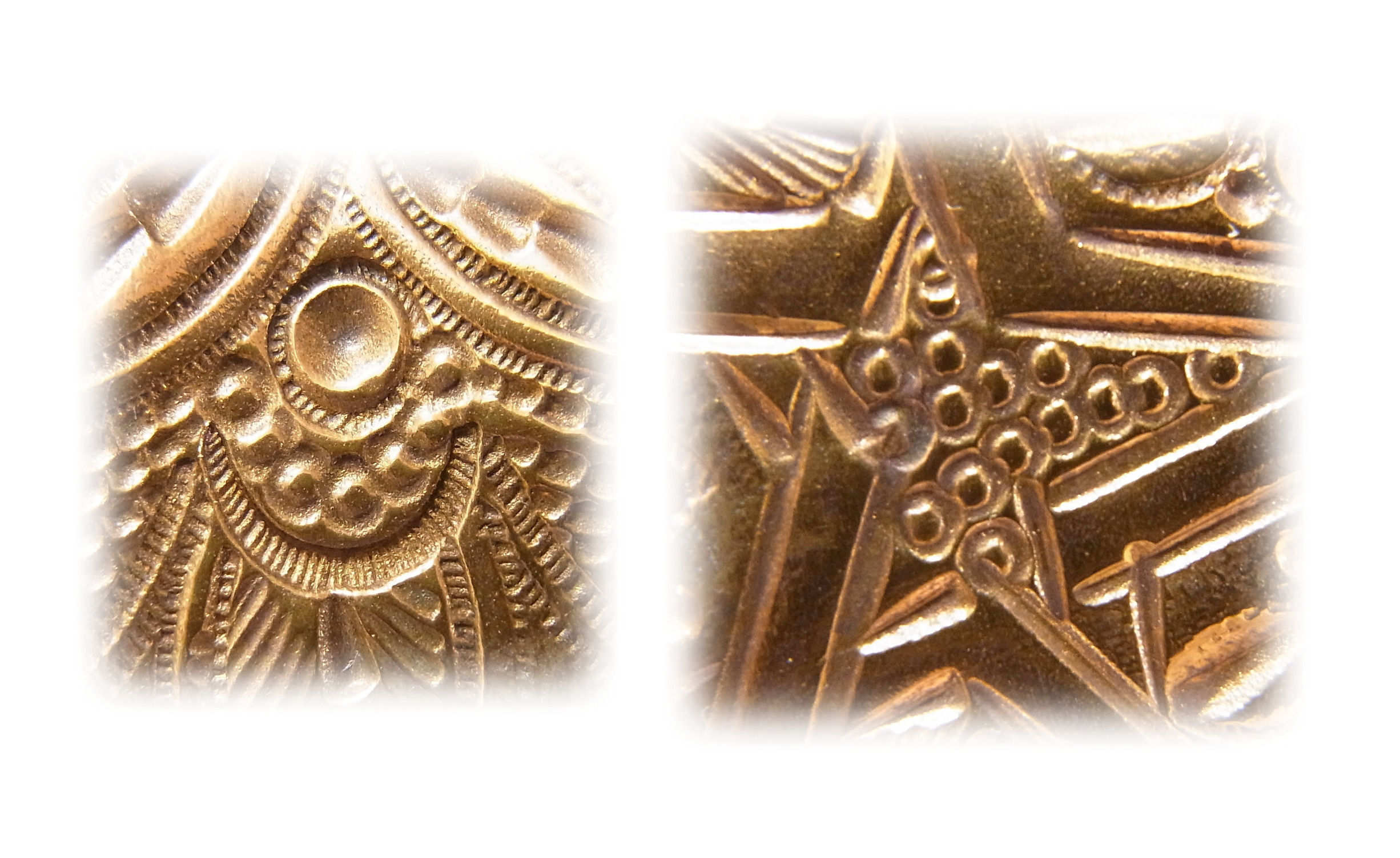 NANAKO decoration stamped on the brass plate of Fes