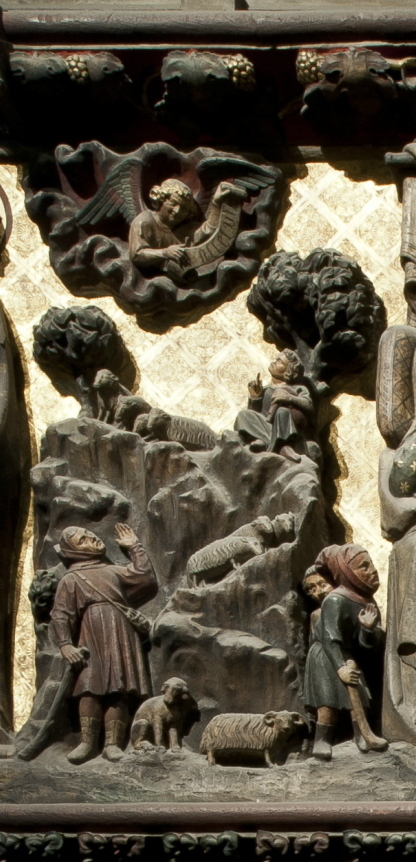 La clôture du chœur de Notre-Dame de Paris - L'annonce aux bergers