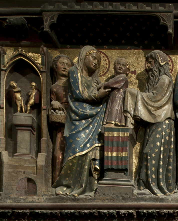 La clôture du chœur de Notre-Dame de Paris - La présentation au temple