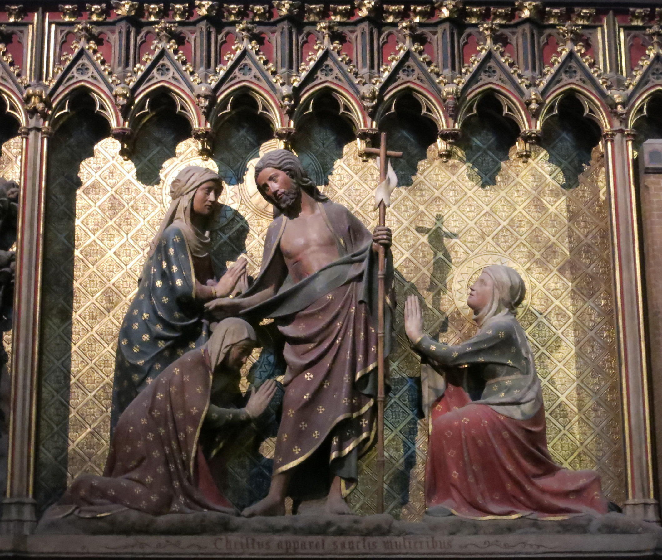 La clôture du chœur de Notre-Dame de Paris - L'apparition aus saintes femmes