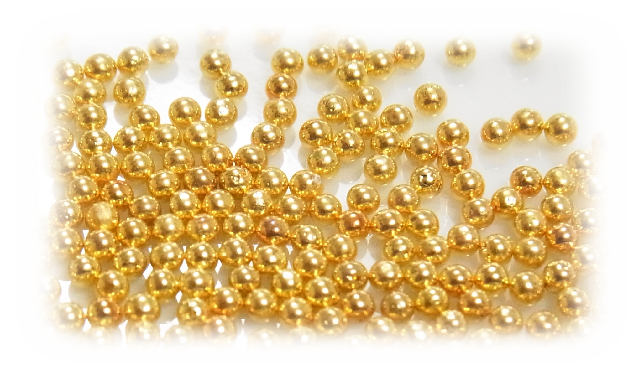 Step1: Produce 24 carat gold granules.