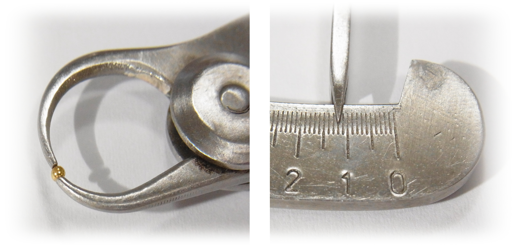 Step2:Select gold granules with a diameter of 1.2 mm from produced granules.
