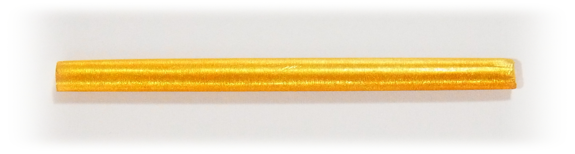 Step6:Produce a gold bar with an oval cross section.