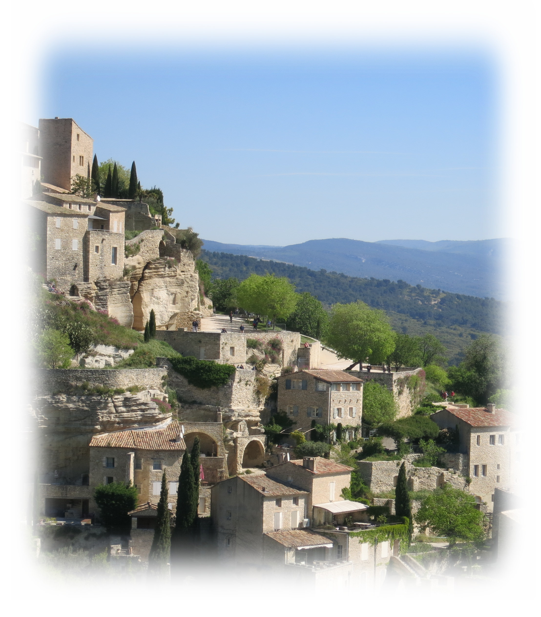 Houses on the slopes of Gordes
