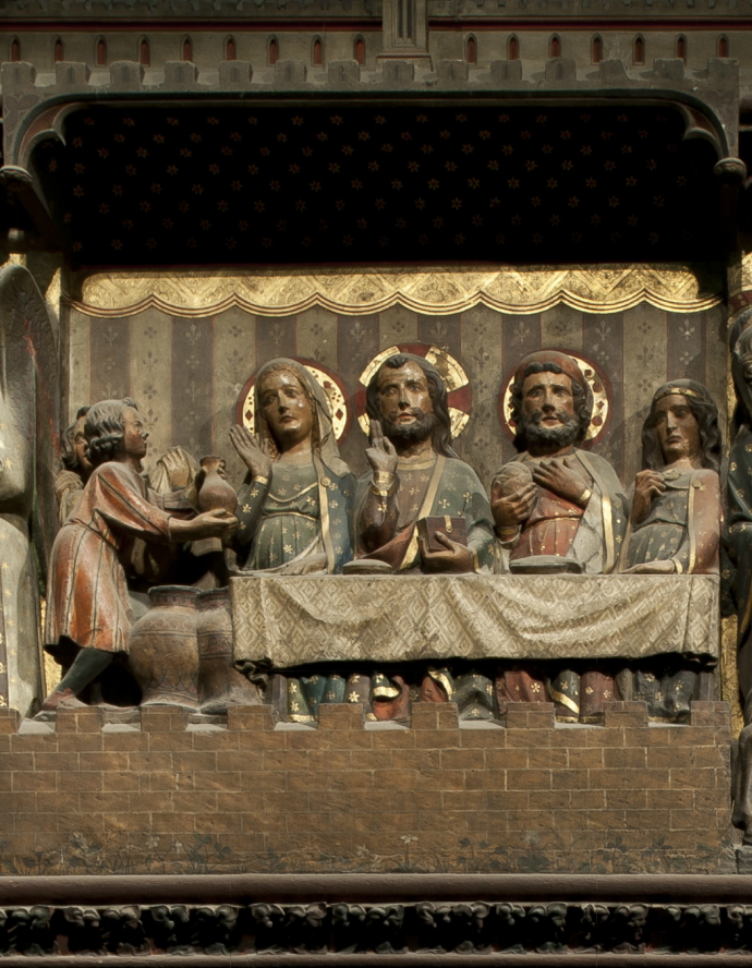 La clôture du chœur de Notre-Dame de Paris - A marriage in Cana of Galilee