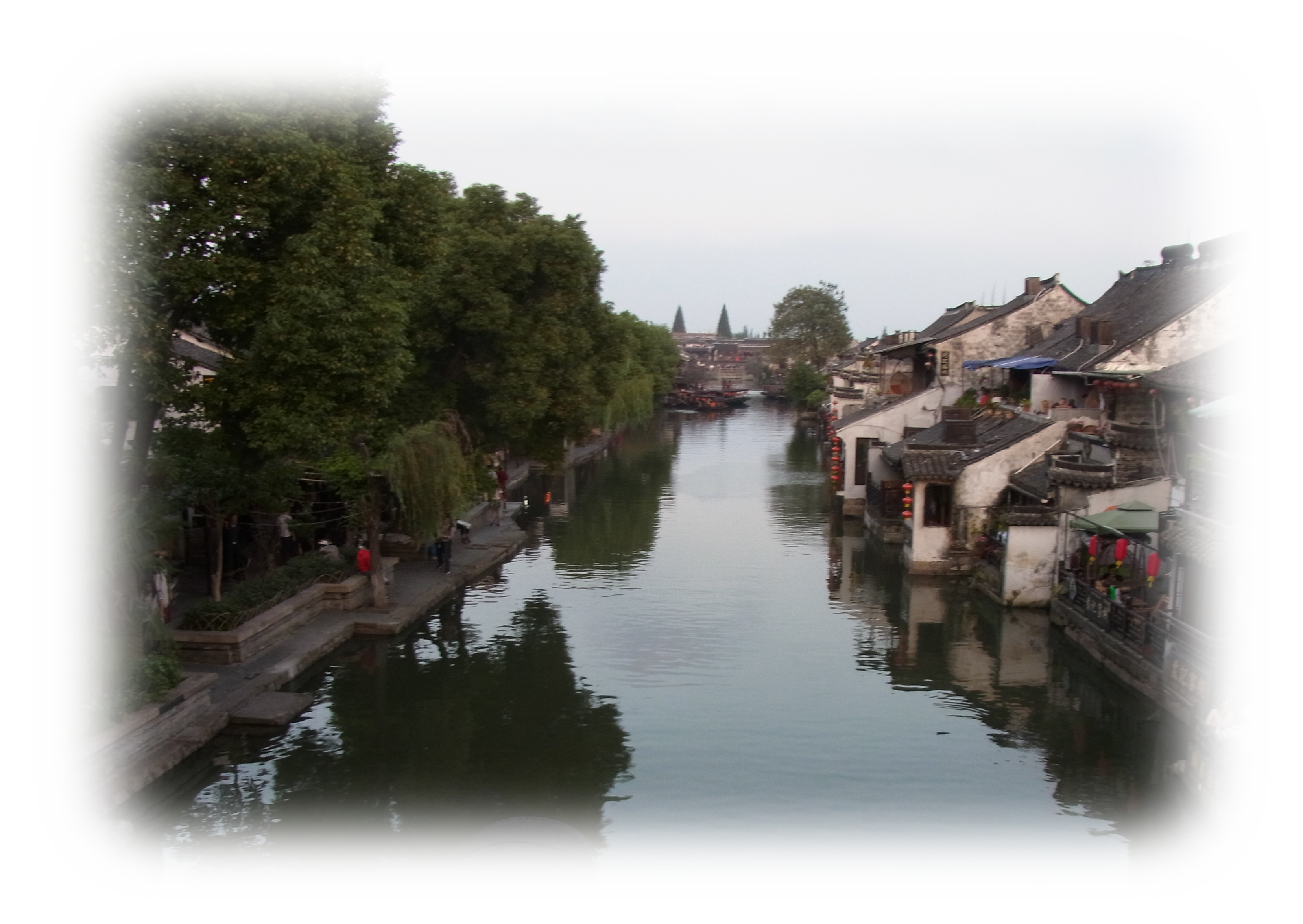 View in the direction of Yongning Bridge of Xitang